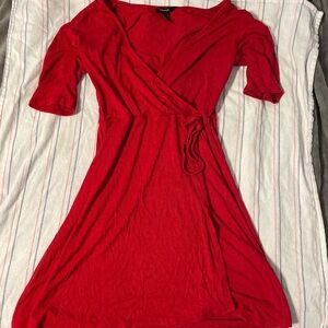 5/$25 SALE Forever 21 Size Medium Vibrant Red Mini Dress